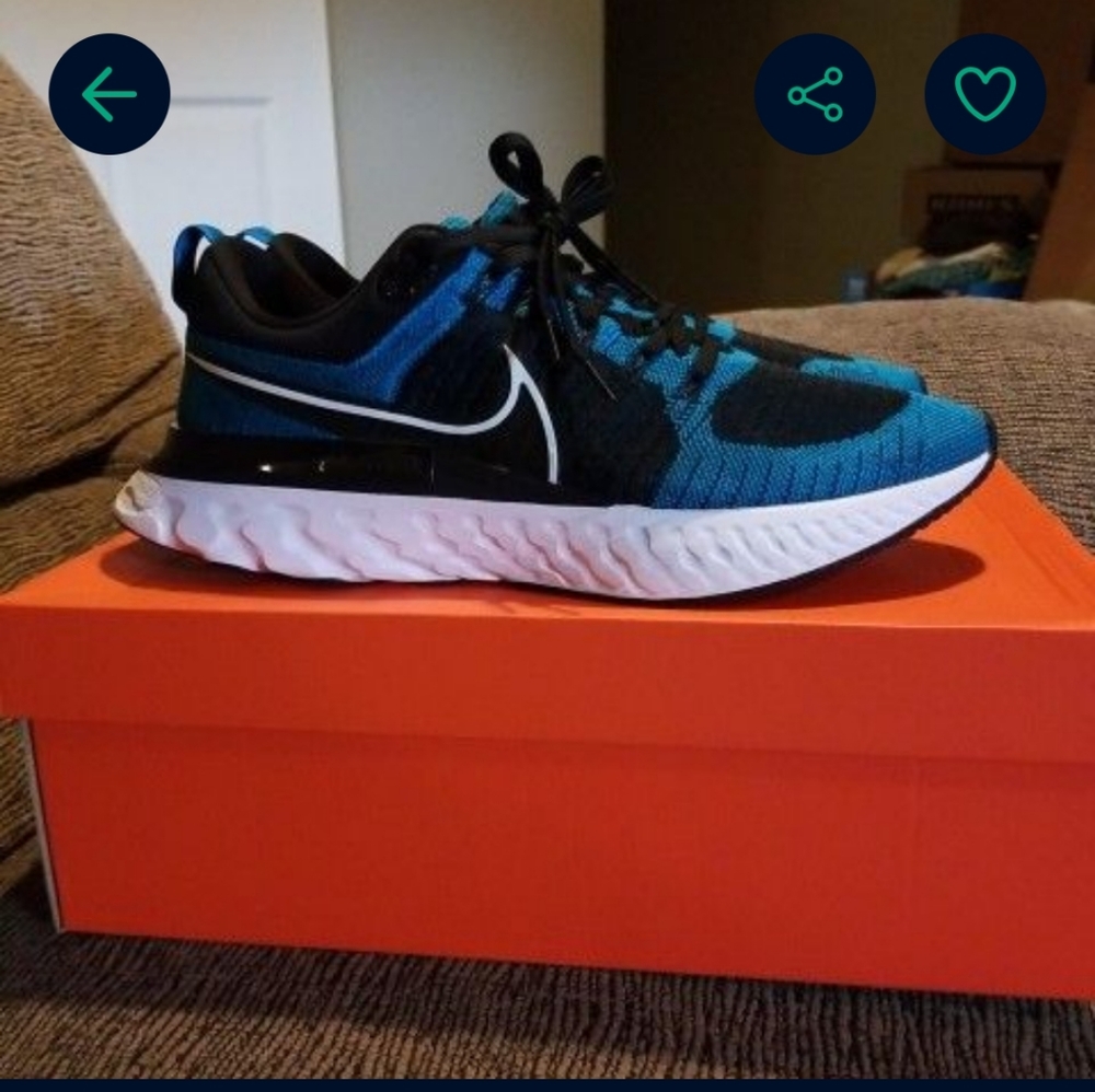 Size 12.5 nike react infinity run